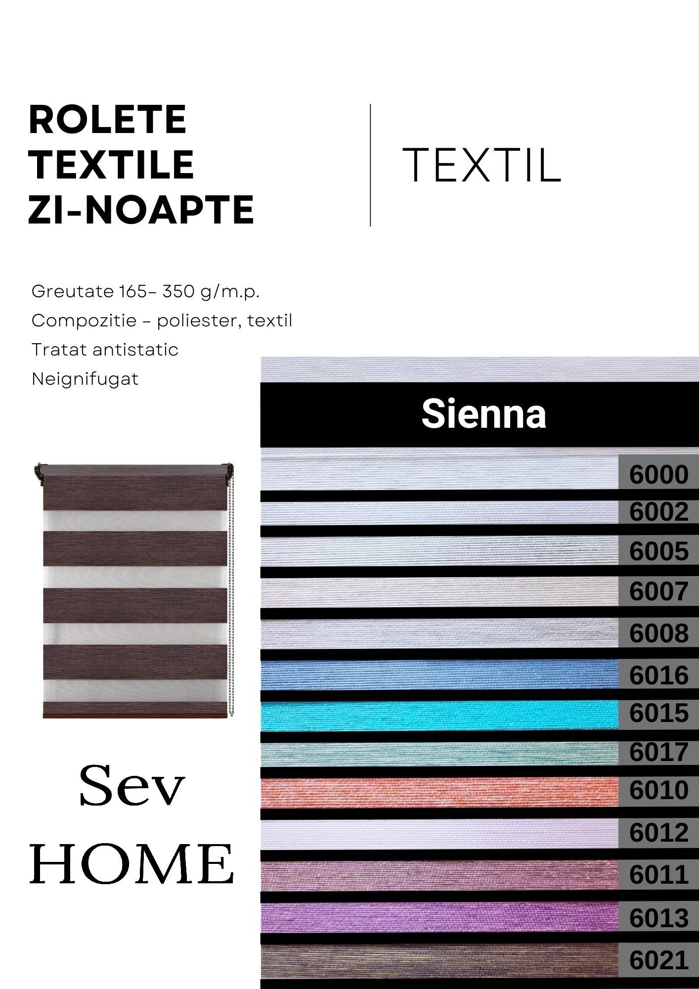 Rolete textile cu casetă și ghidaje București