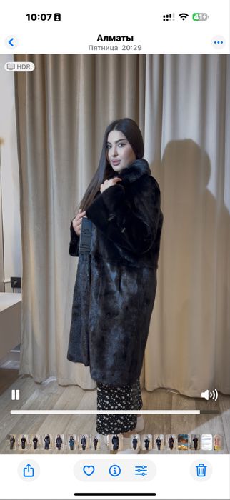 Норковая шуба  аукционный мех 48