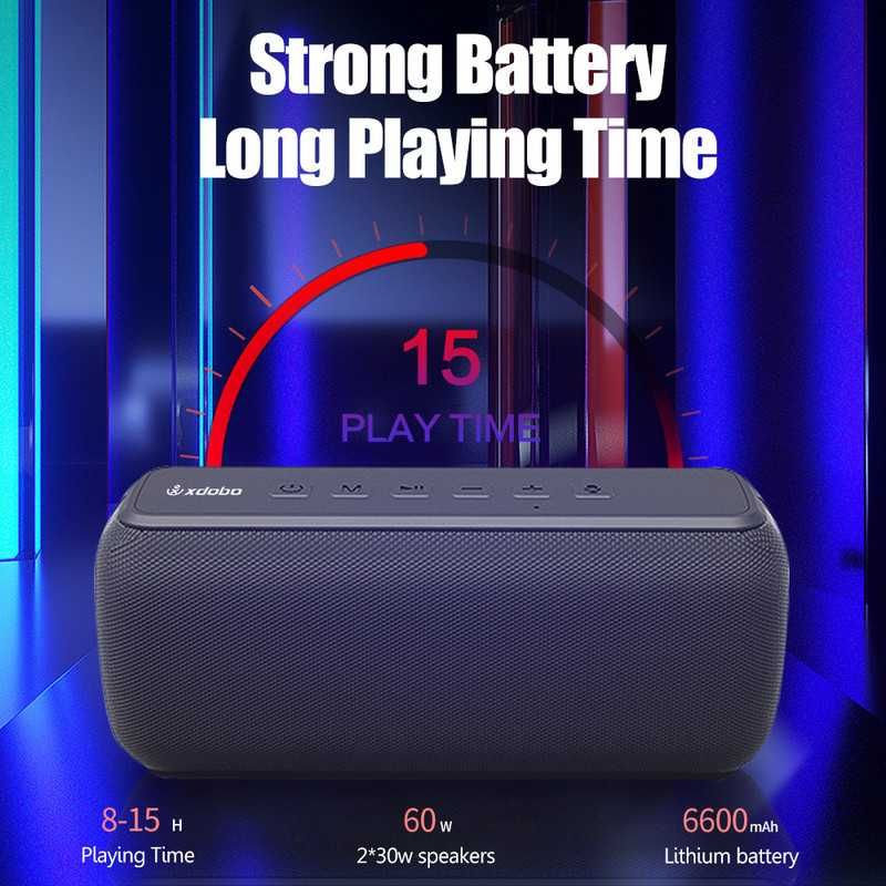Нова мощна 60 вата Bluetooth колона с качествен звук Xdobo X8