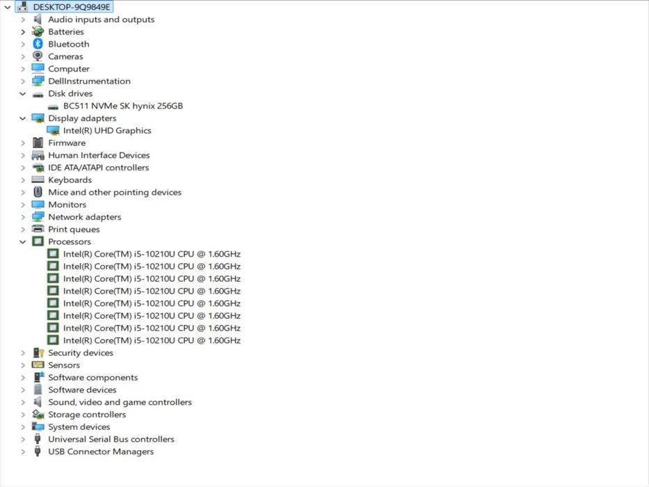 Лаптоп Dell Latitude 3510 15.6" i5-10210U до 4.2GHz/RAM 16GB/SSD 256GB