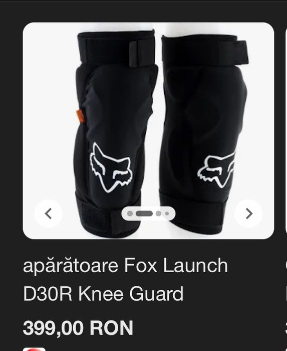 Genunchiere FOX D3O - Downhill