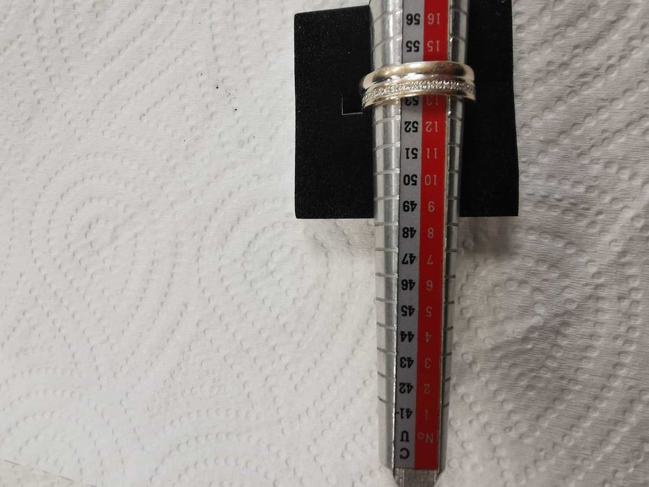 Пръстен Бяло Злато 18к. - ЕСТЕСТВЕНИ ДИАМАНТИ 45 бр. - 8,60гр.