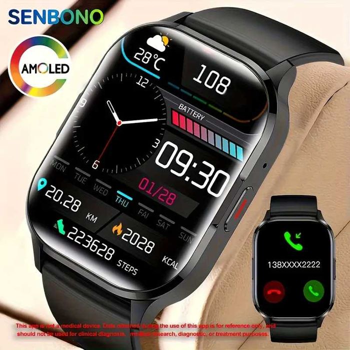 Ceas Smart SENBONO Air3 Ecran AMOLED HD