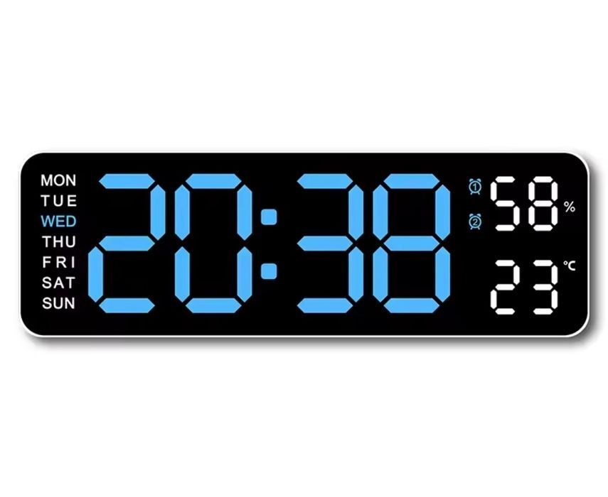 Ceas digital modern de perete 9”