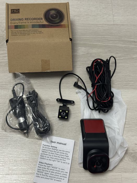 Camera de bord (dubla) DVR 11080, Full HD - Cadou card 64 Gb