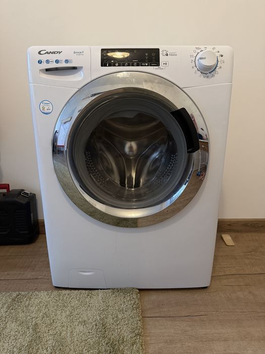 Пералня Candy Slim Smart CS4, 7kg, Invertor, Инверторен мотор, Бяла