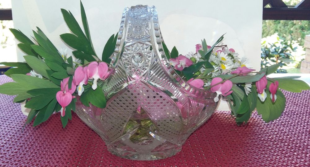 Coș cristal Bohemia (a)