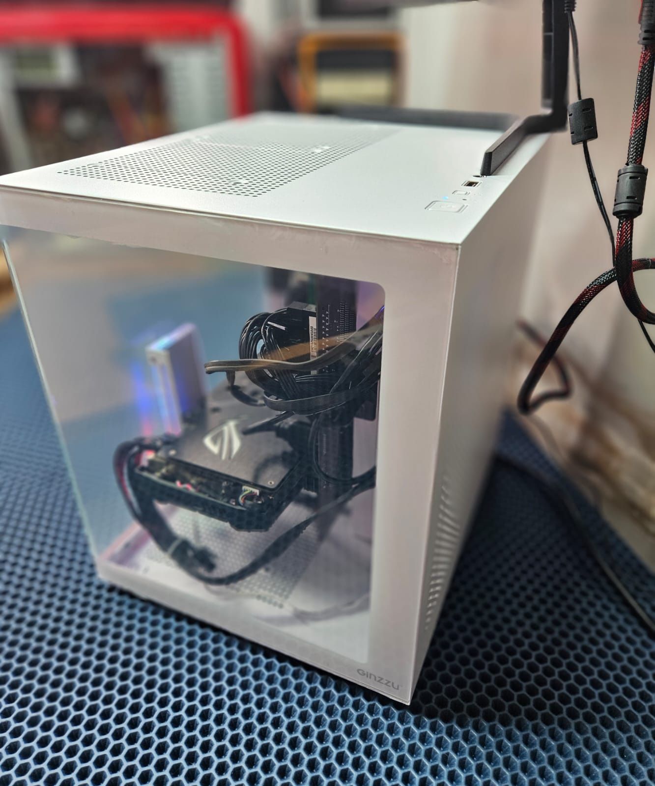 Игровой ПК-Intel 10105/GTX1070 8Gb/LGA 1200/DDR4/SSD/БП Deepcool/red