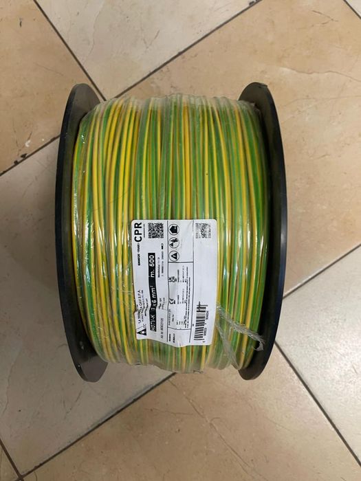 Rola cablu curent impamantare H07V-K 01x6mm - 500m -A-