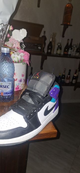 Jordan 1 Teal purple