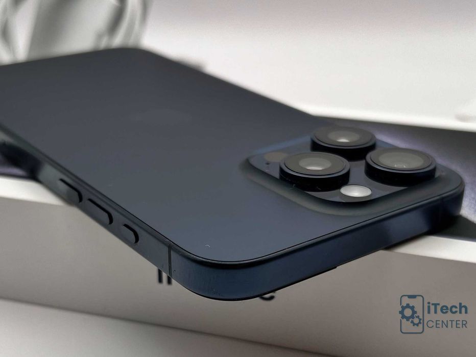 iPhone 15 Pro MAX, 256GB, Blue, 90% батерия, КАТО НОВ, ГАРАНЦИЯ!