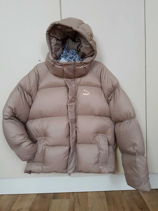 geaca iarna Puma puf bej puffer puf gasca ca The North Face
