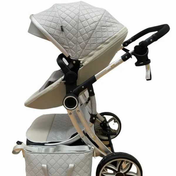 Carucior 2 in 1 Reversibil, Landou si Sport, Egg Shape LC, Gri