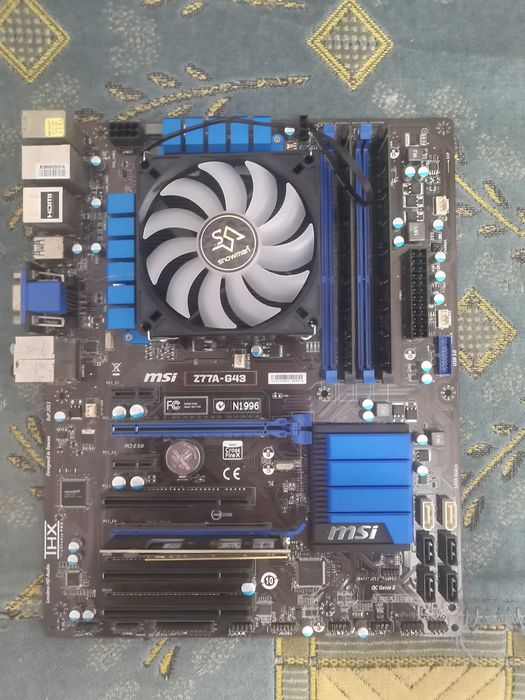 Комплект I7 2600К ddr3 1600 кулер материнская плата + бонус