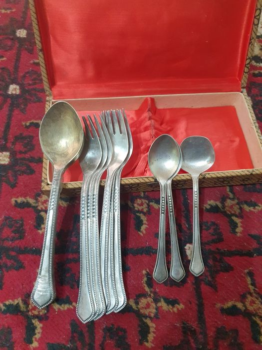 Ложки чайные мельхиор