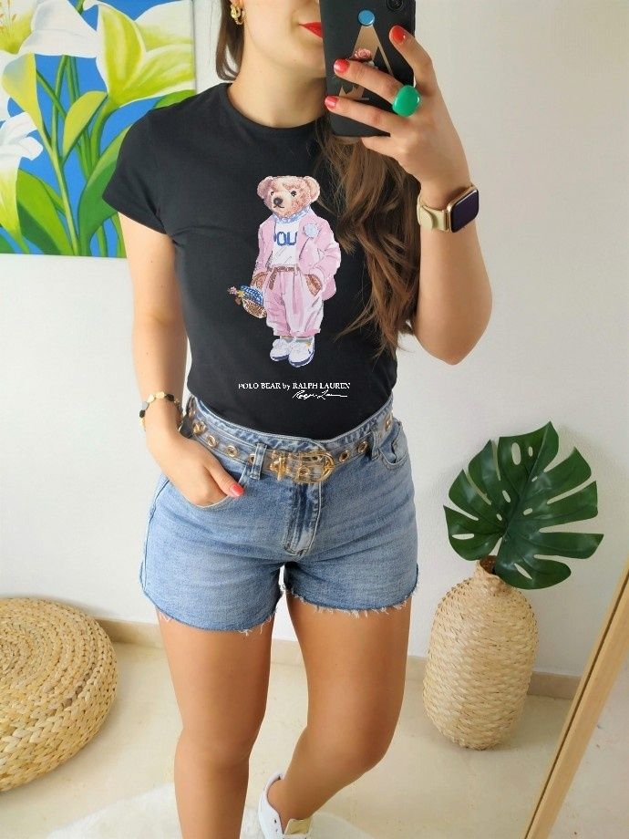 Polo bear t shirt дамски тениски Памук