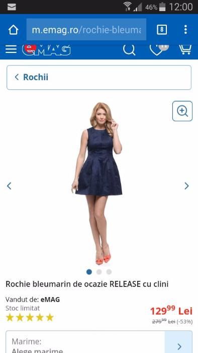 Rochie Release marimea S noua cu eticheta
