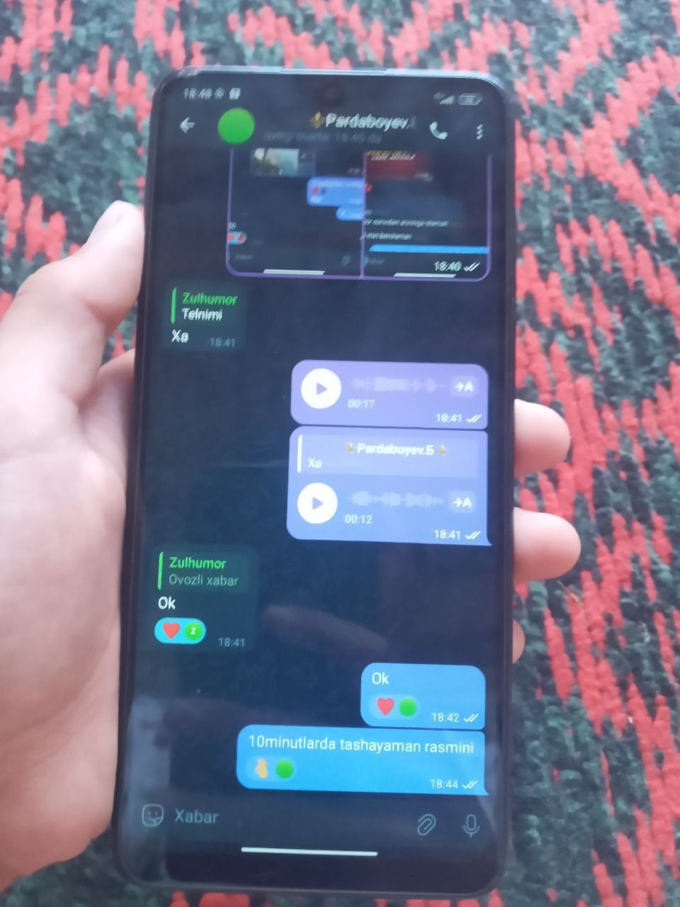Redmi not11 pro aybi steklo alishgan ariginaliga ekran 120gesr