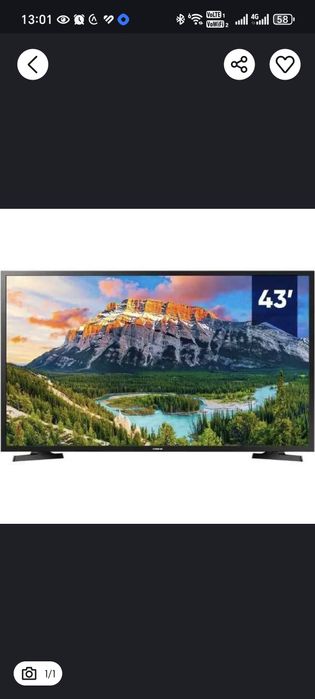 Телевизор 43 Samsung 43N5000UZ yengi