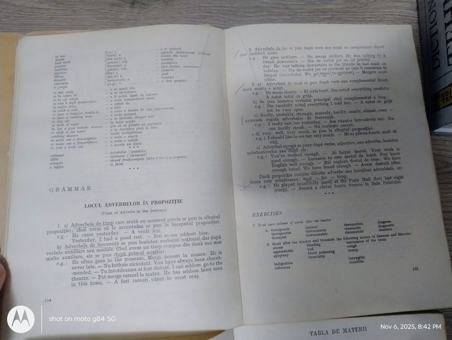 Vând cursuri vechi de limba engleza