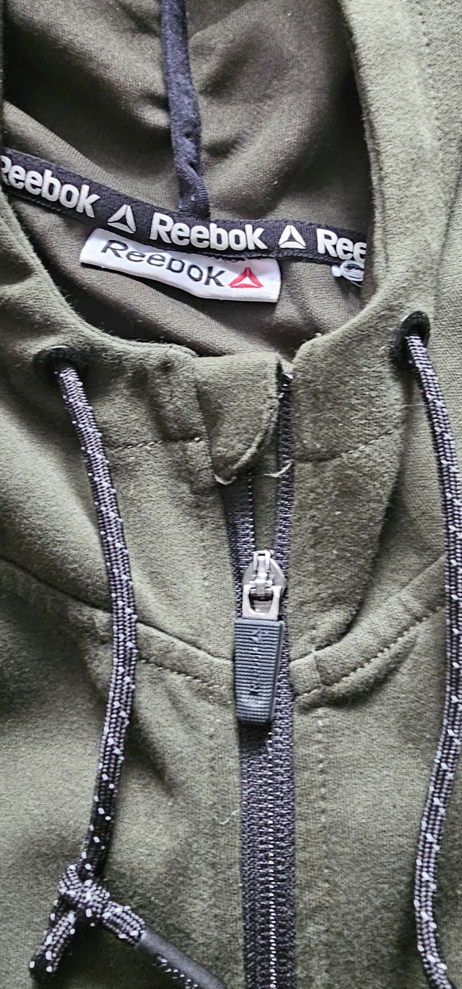 Jacheta softshell Reebok kaki, drumeții, pescuit, camping Mărimea XL