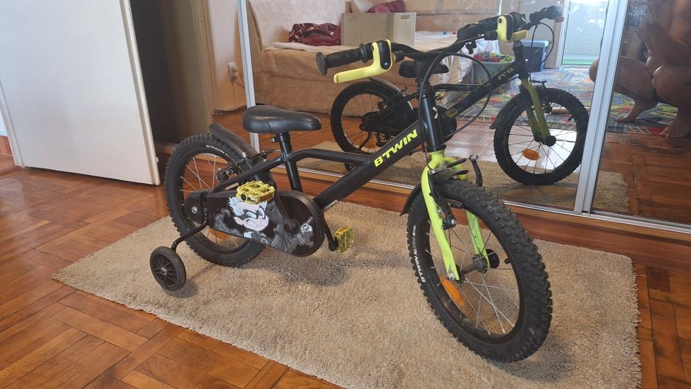 Bicicleta copii completa plus roti ajutatoare