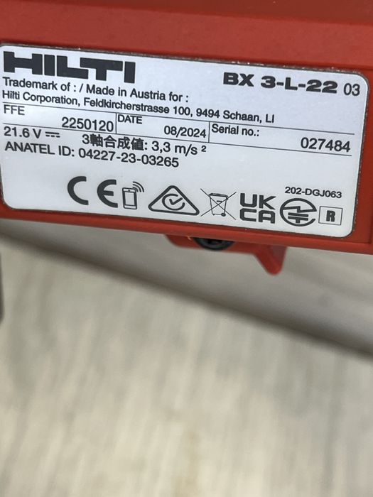 Hilti BX 3-L-22 batut cuie beton metal variana L