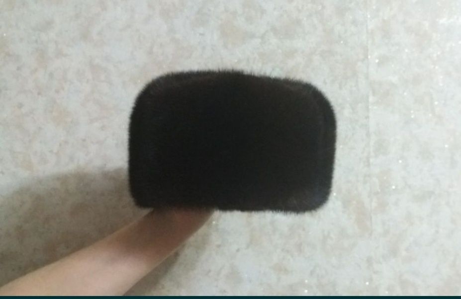 Шапка норковая мужская в отличном состоянии