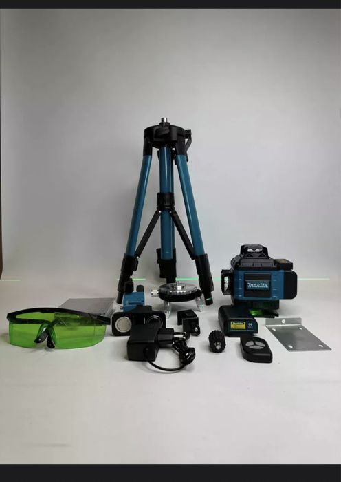 Лазерный уровень новый Makita 4D 16 лучей 360 градусов