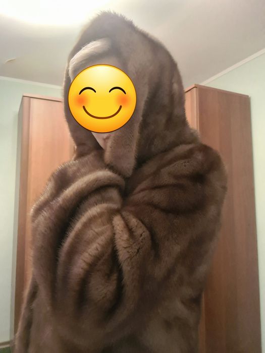 Шуба автоледи норка цельная 44-48