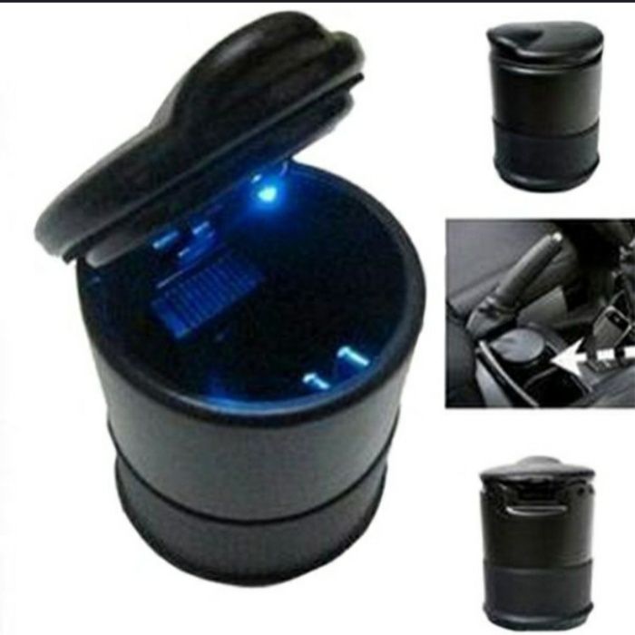 Пепелник за кола с LED лампа - 3086