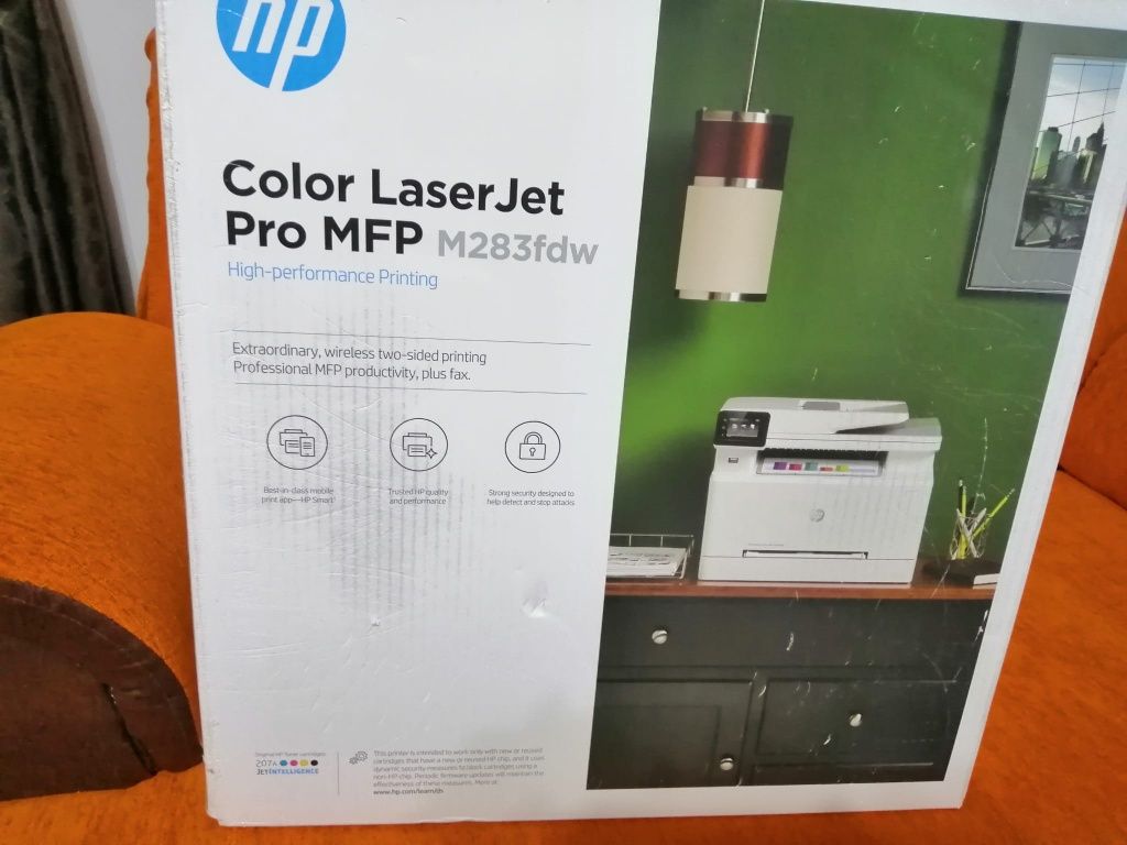 Multifunctional laser color HP LaserJet Pro M283fdw, Retea, Wireless,