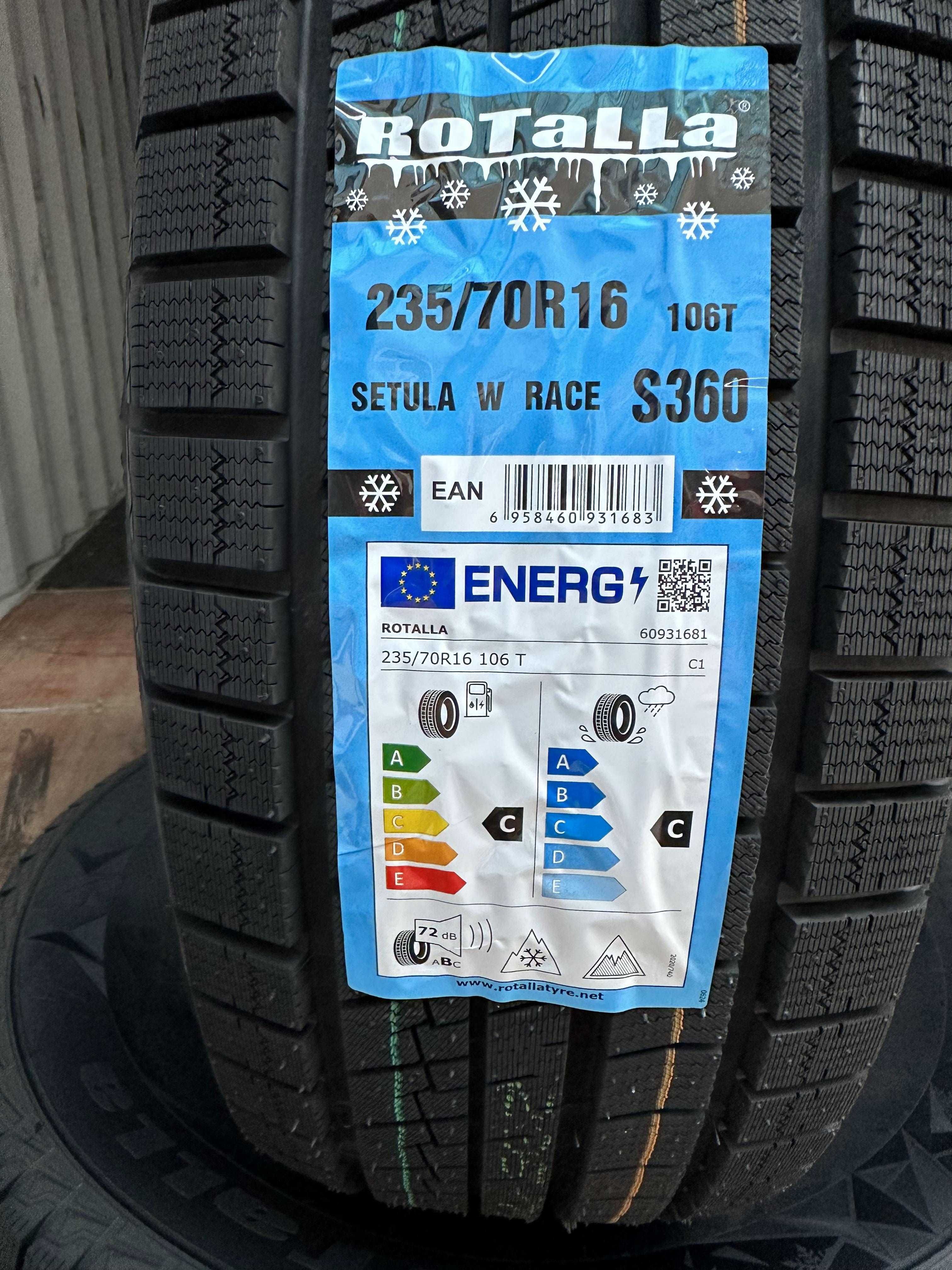 Нови Зимни Гуми ROTALLA SETULA W RACE S360 235/70R16 106T НОВ DOT