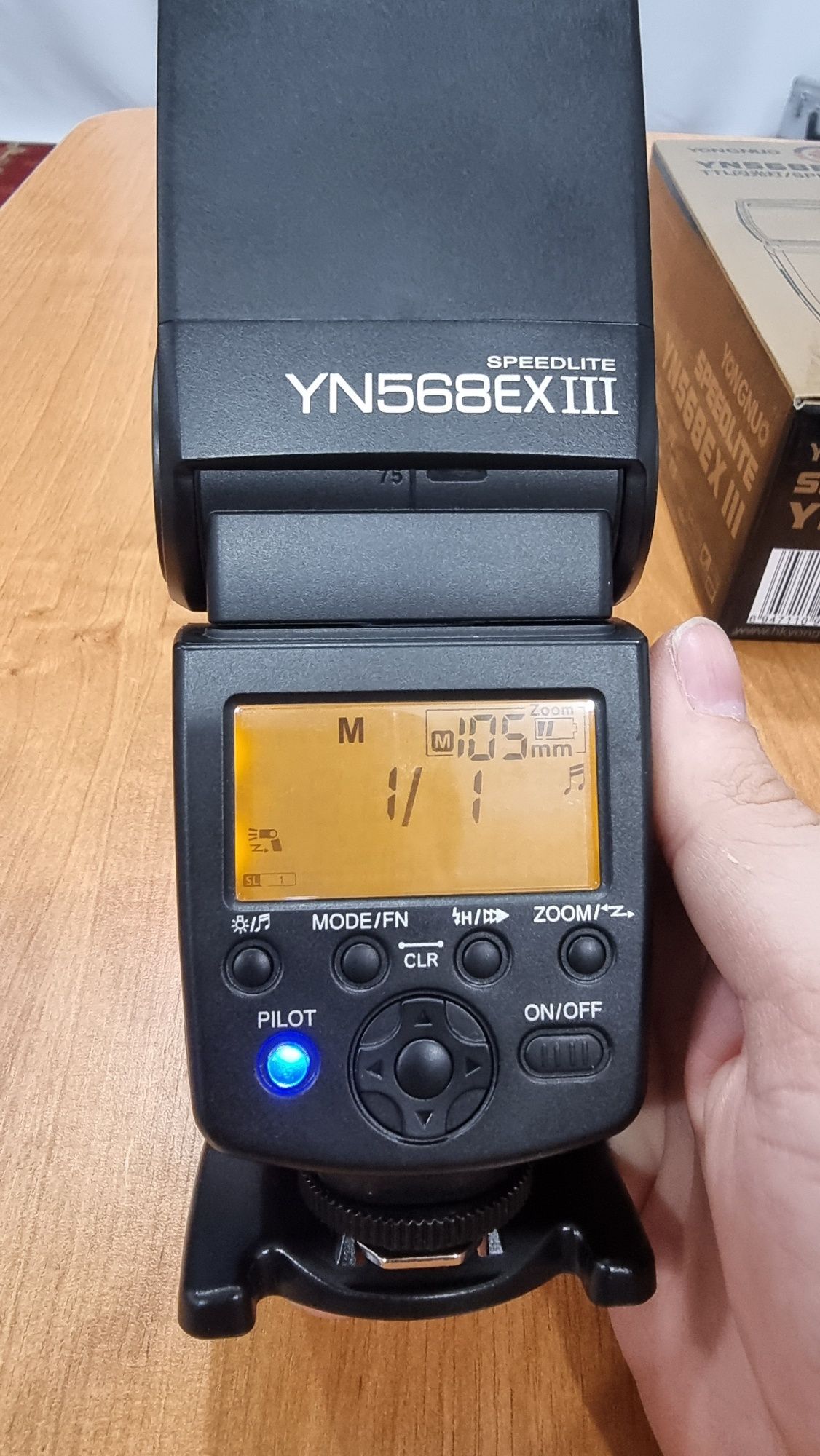 Вспышка YongNuo YN568EX III + RF603C II.