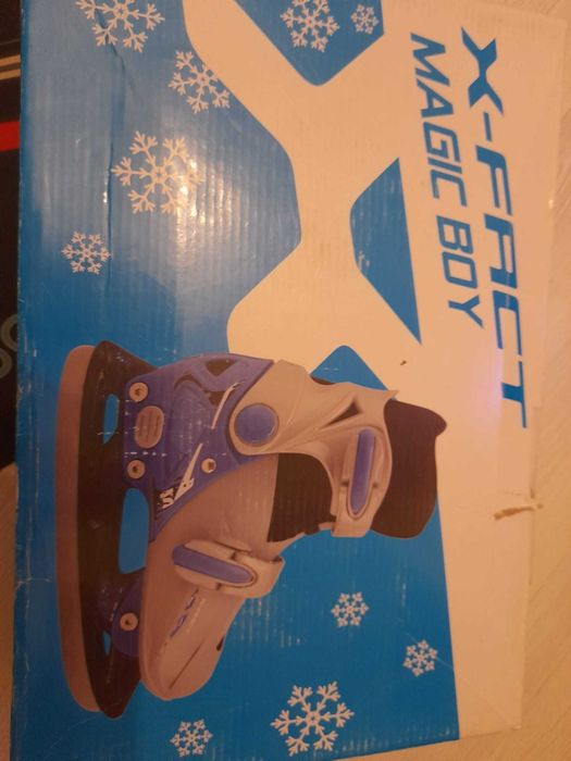 Patine reglabile X-Fact Magic Boy 2.0 pentru copii, albastru