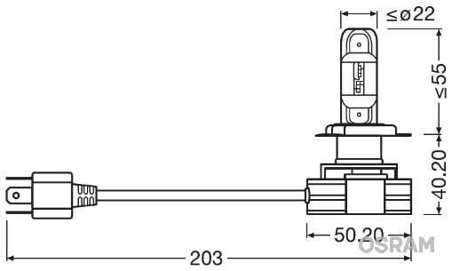 H4 OSRAM LED система 12/24V Ledriving HL