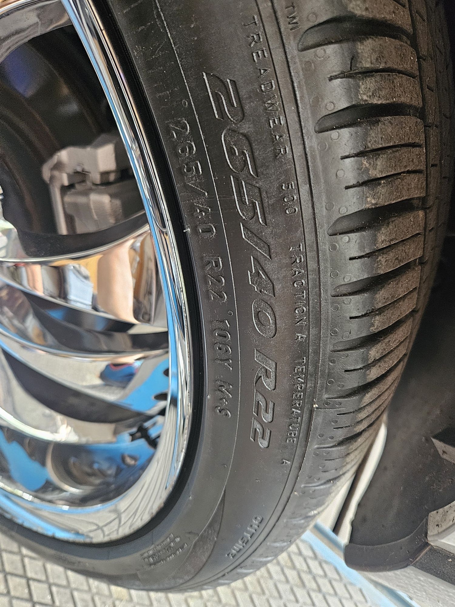 Алуминиеви джанти toyota lexus mazad kia  с гуми 5х114,3 22" хром нике