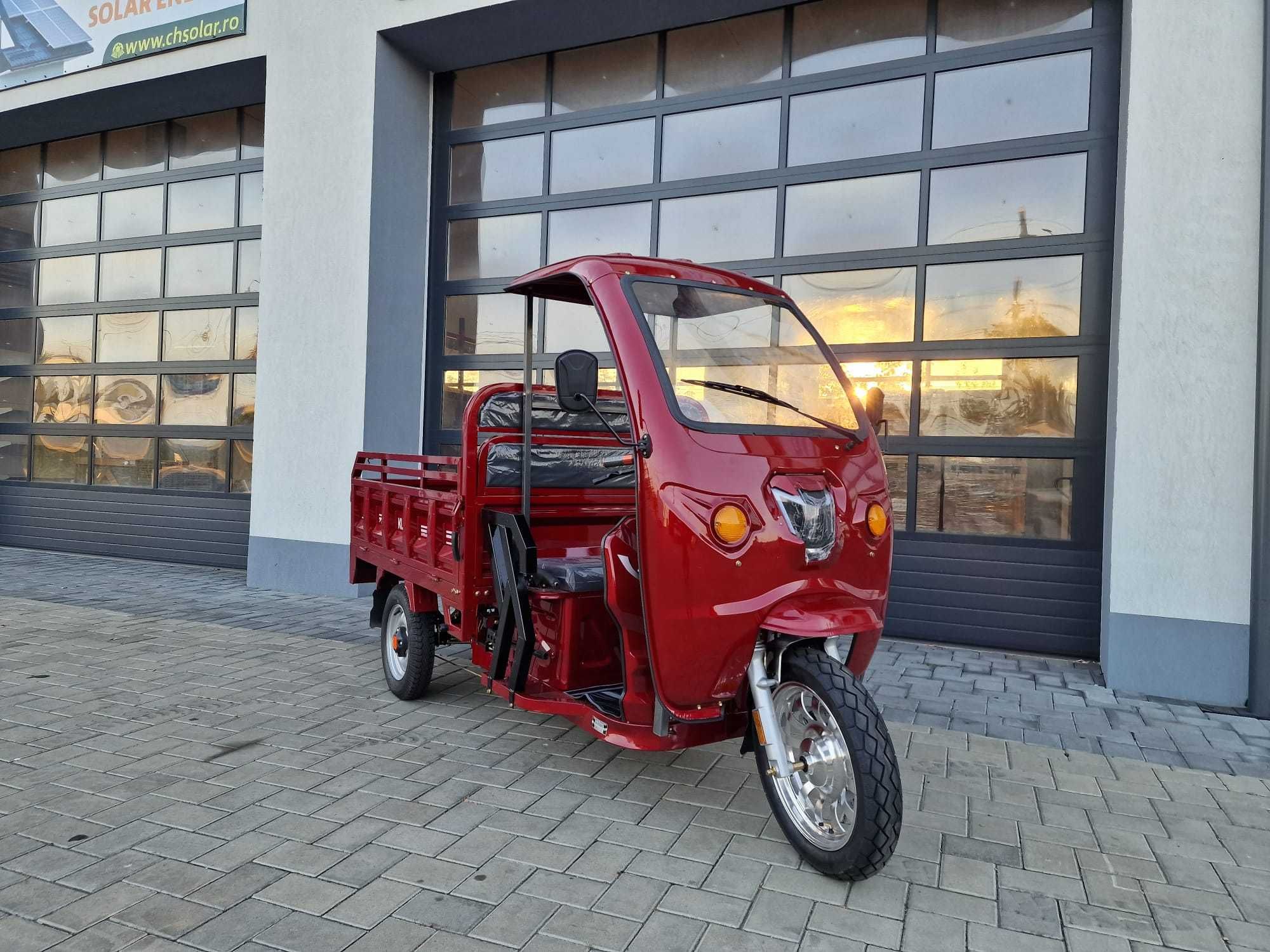 Triciclu electric,bena tip cargo 700Kg si cabina,CIV/COC,Kuba GL18000