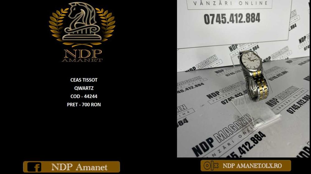 NDP Amanet NON-STOP Bld.Iuliu Maniu 69 CEAS TISSOT QWARTZ ( 44244)