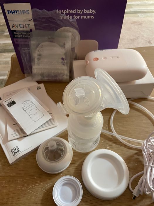 Електрическа помпа за кърма Philips Avent, единична, розово SCF395/31