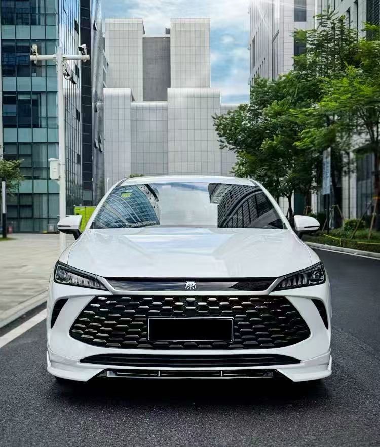 Передний сплиттер для бампера (юбка) BYD Qin Plus 2025г.