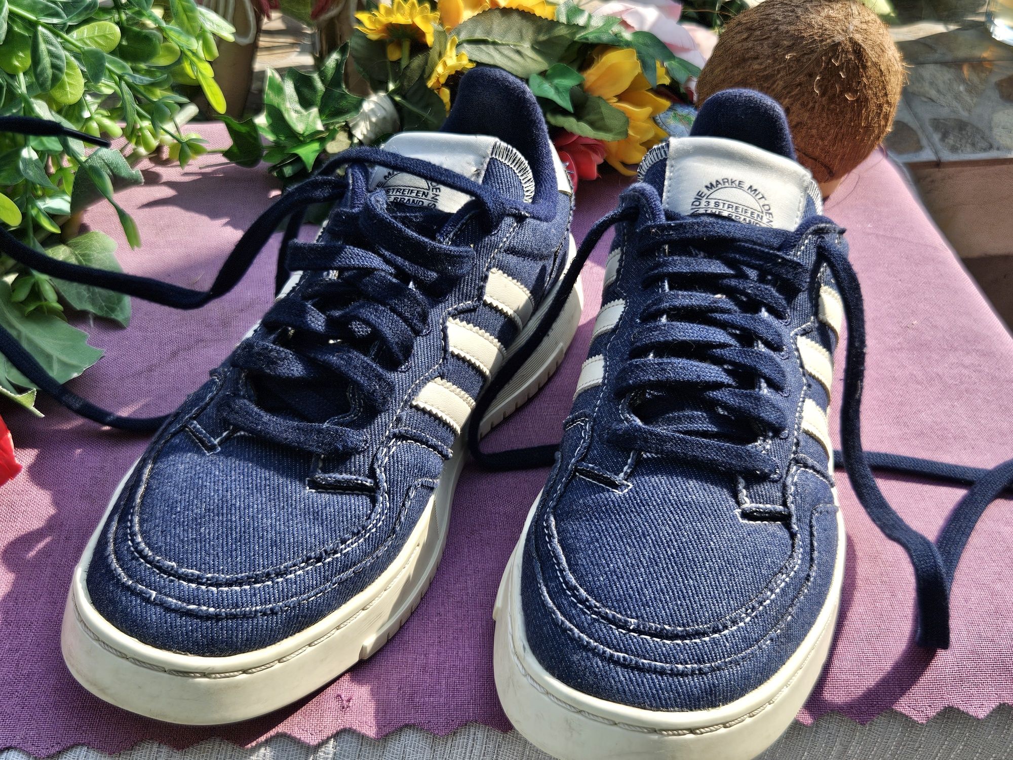 Adidas Supercourt кецове от деним