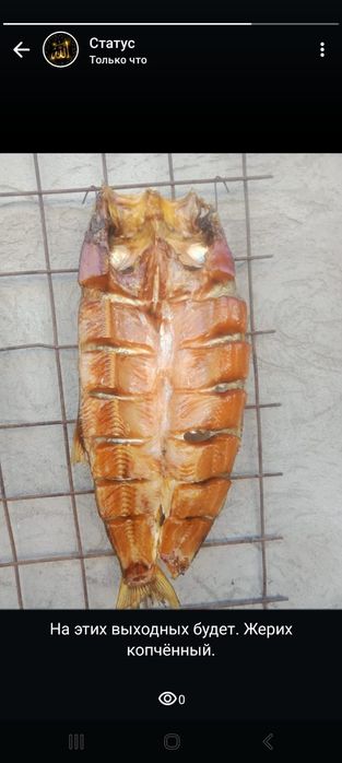 Копчённая рыба Астана