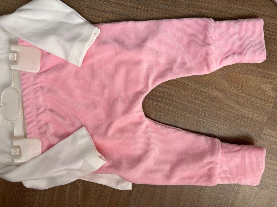 Бебешки комплект с бяло болеро - 3 части