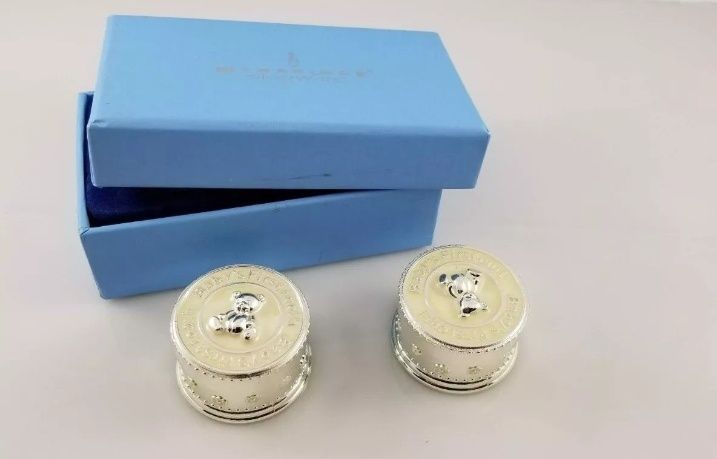 Set cutiute argintate primul dinte si par bebelusi, Newbirdge Irlanda