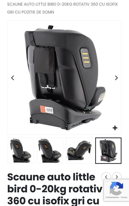 Vând scaun auto copii nou