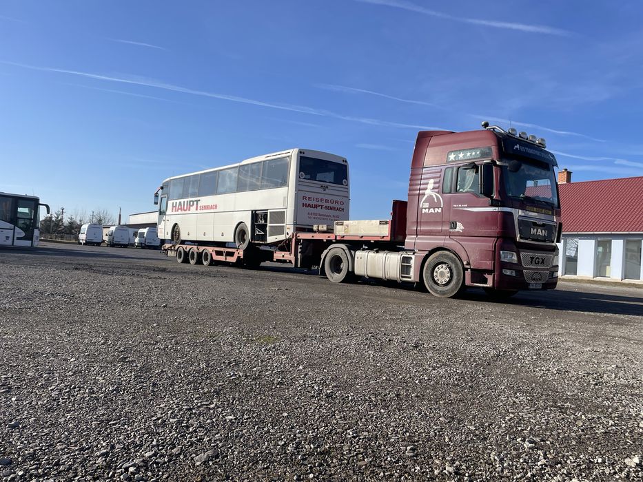 Servicii macara si transport platforma 13m, transport agabaritic