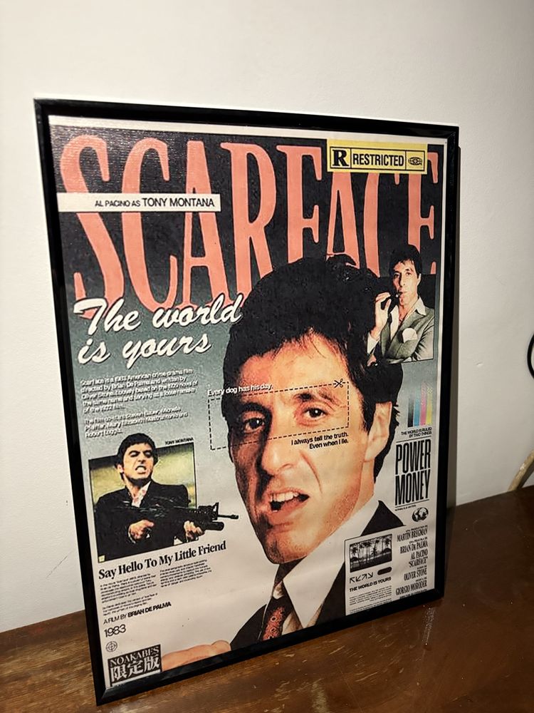 Каритини с рамка Scarface