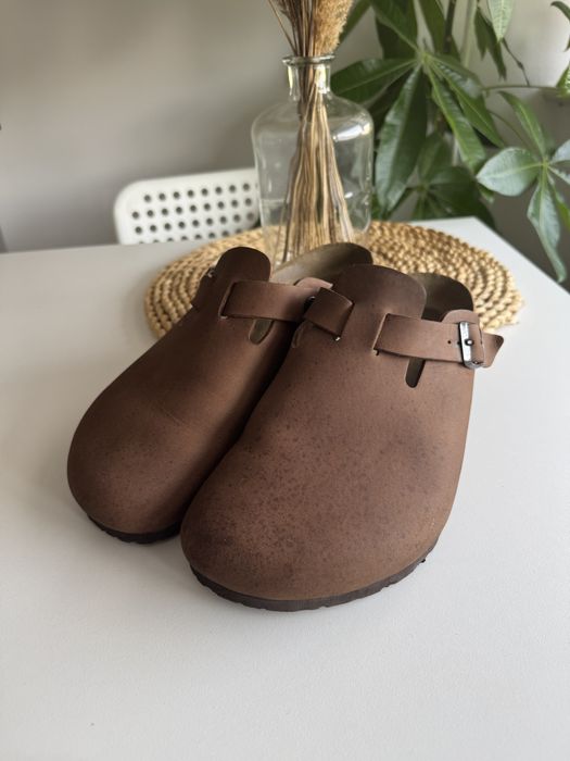 Saboti Birkenstock Boston piele