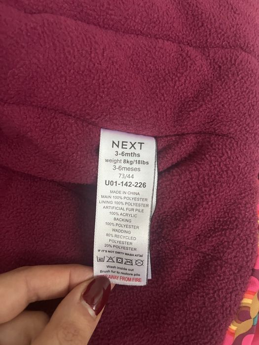 Geaca fetite Next 3-6 luni
